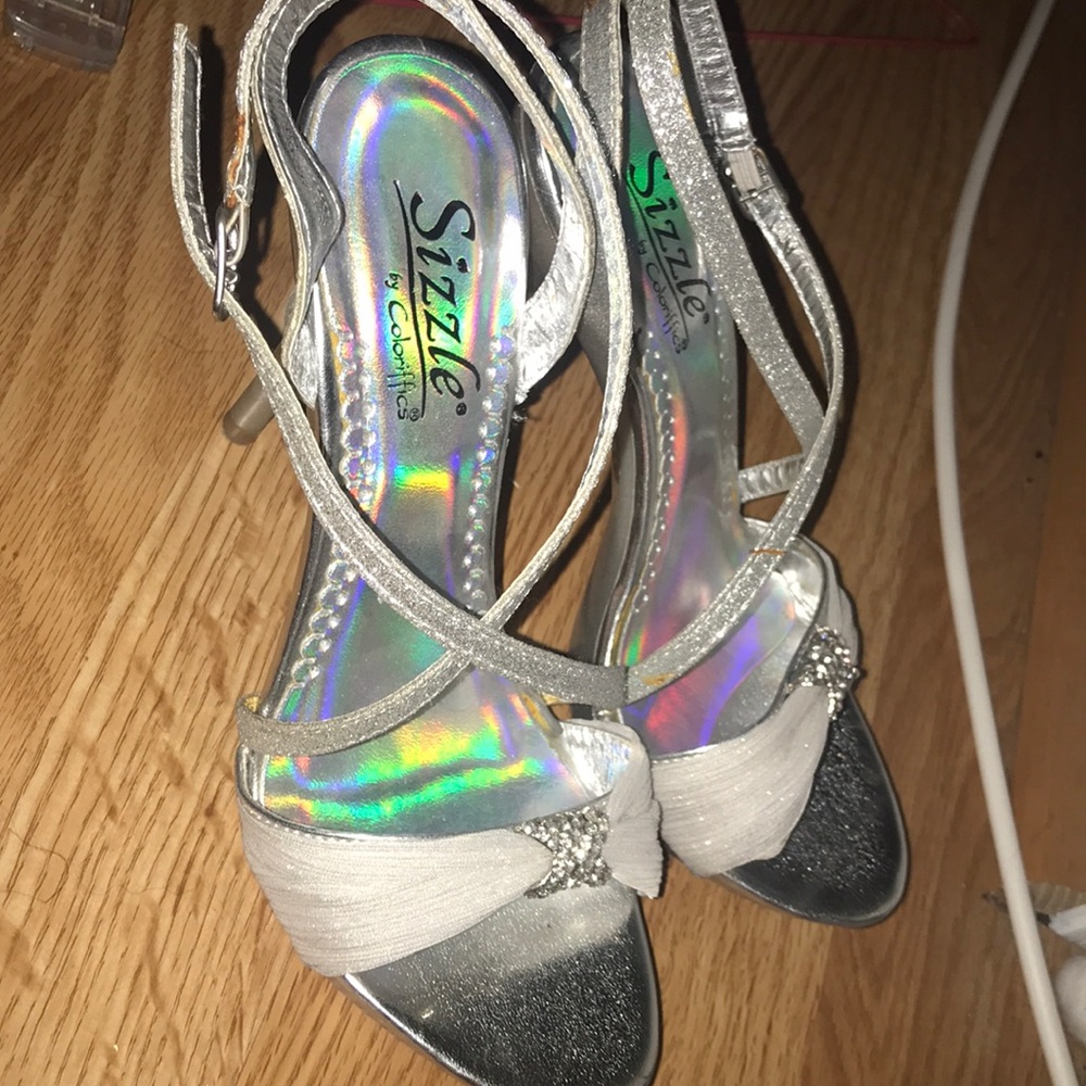 Silver heels